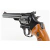 Image 7 : Dan Wesson DA revolver, .357 Magnum cal., 6”  barrel, checkered wood medallion combat grips,  #14418