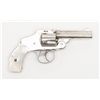 Image 3 : Smith & Wesson First Model 38 Safety Hammerless DA  revolver, .38 cal., 3-1/4” barrel, nickel finish