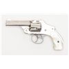 Image 4 : Smith & Wesson First Model 38 Safety Hammerless DA  revolver, .38 cal., 3-1/4” barrel, nickel finish