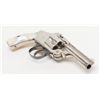 Image 9 : Smith & Wesson First Model 38 Safety Hammerless DA  revolver, .38 cal., 3-1/4” barrel, nickel finish