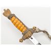 Image 9 : Beautiful High Grade nazi Naval Officer’s Dress  dagger with pebble grain scabbard, hanger and  swor