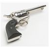Image 11 : Colt 2nd Generation SAA revolver, .38 Special  cal., 4-3/4” barrel, nickel finish, checkered hard  r