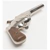 Image 6 : Hammond “Bulldog” spur trigger single shot pistol,  4” octagon barrel, nickel finish, checkered brow