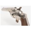 Image 8 : Hammond “Bulldog” spur trigger single shot pistol,  4” octagon barrel, nickel finish, checkered brow