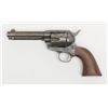 Image 2 : Colt Civilian Model SAA revolver, .45 cal., 4-3/4”  barrel, blue and case hardened finish, wood  gri