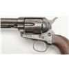 Image 4 : Colt Civilian Model SAA revolver, .45 cal., 4-3/4”  barrel, blue and case hardened finish, wood  gri