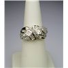Image 1 : Sensational Diamond Ring with 21 round and 28  baguette cut Diamonds weighing approx. 1.60 -2.00  ca