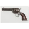 Image 2 : Colt Civilian Model SAA revolver, .45 cal., 4-3/4”  barrel, blue and case hardened finish, varnished