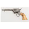 Image 2 : Period engraved Colt Civilian Model SAA revolver,  .45 cal., period shortened barrel to 5-3/8”,  nic