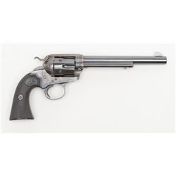 Colt Bisley Single Action revolver, .45 Colt cal.,  7-1/2’ barrel, blue and case hardened finish,  c