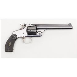 Smith and Wesson #3 Target Model revolver, cal.  .38/44, Serial #1184.  The gun is in excellent  ove