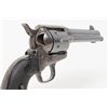 Image 10 : Colt SAA revolver, .45 cal., 4-3/4” barrel, blue  and case hardened finish, checkered hard rubber  g
