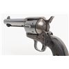 Image 11 : Colt SAA revolver, .45 cal., 4-3/4” barrel, blue  and case hardened finish, checkered hard rubber  g