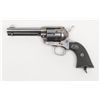 Image 2 : Colt SAA revolver, .45 cal., 4-3/4” barrel, blue  and case hardened finish, checkered hard rubber  g