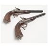 Image 12 : Pair of high quality dueling/target pistol signed  in gold on the locks and also signed in script on