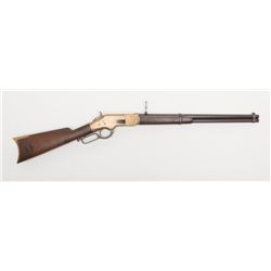 Interesting Winchester Model 1866 lever action  SRC, .44 cal., 20” barrel, blue finish, brass  recei