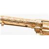 Image 6 : Colt SAA revolver, .45 cal., 7-1/2” barrel,  Western style scroll engraved, gold plated,  well-made