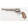 Image 2 : Engraved Remington Model 1875 Single Action Army  revolver, .44 cal., 7-1/2” round barrel, nickel  f