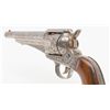 Image 9 : Engraved Remington Model 1875 Single Action Army  revolver, .44 cal., 7-1/2” round barrel, nickel  f