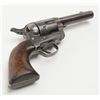 Image 9 : Colt SAA Sheriff’s Model, .45 Colt cal., 4”  barrel, blue and case hardened finish, wood grips,  #16