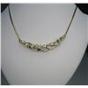 Image 1 : Glamorous Diamond Necklace with 40 baguette cut  Diamonds weighing approx. 1.20-1.50 carats with  G-