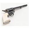 Image 9 : Colt SAA revolver, .44-40 cal., 7-1/2” barrel,  etched panel, blue and case hardened finish, ivory