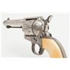 Image 10 : Period engraved Colt Civilian Model SAA revolver,  .45 cal., 4-3/4” barrel, nickel finish, period  i