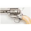 Image 4 : Period engraved Colt Civilian Model SAA revolver,  .45 cal., 4-3/4” barrel, nickel finish, period  i