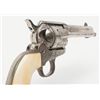 Image 9 : Period engraved Colt Civilian Model SAA revolver,  .45 cal., 4-3/4” barrel, nickel finish, period  i
