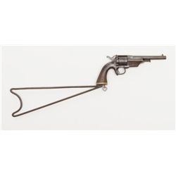 Allen and Wheellock Civil War era .38 caliber  rimfire single action revolver with period  handmade