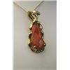 Image 3 : Extraordinary Custom Fire Opal Pendant with  approx. 6.00 carat Fire Opal with amazing color  play s