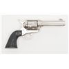 Image 1 : Highly collectible Colt SAA 2nd Generation  revolver, .45 cal., 4-3/4” barrel, nickel finish,  check