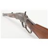 Image 14 : Custom Winchester Model 1873 lever action short  rifle, .44-40 cal., 20” octagon barrel, full  magaz