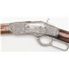 Image 4 : Custom Winchester Model 1873 lever action short  rifle, .44-40 cal., 20” octagon barrel, full  magaz