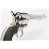 Image 12 : Colt 2nd Generation SAA revolver, .45 cal., 7-1/2”  barrel, nickel finish, checkered hard rubber  gr