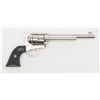 Image 4 : Colt 2nd Generation SAA revolver, .45 cal., 7-1/2”  barrel, nickel finish, checkered hard rubber  gr