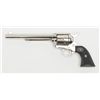 Image 5 : Colt 2nd Generation SAA revolver, .45 cal., 7-1/2”  barrel, nickel finish, checkered hard rubber  gr