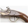 Image 3 : English military issue flintlock single shot  pistol by famous maker H. Nock, .68 cal., 7-5/8”  barr