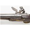 Image 4 : English military issue flintlock single shot  pistol by famous maker H. Nock, .68 cal., 7-5/8”  barr