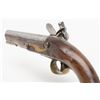 Image 9 : English military issue flintlock single shot  pistol by famous maker H. Nock, .68 cal., 7-5/8”  barr