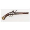 Image 1 : Revolutionary War era flintlock single shot  pistol, un-marked, but British style, .70 cal., 9”  bar