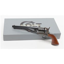1861 Navy New Blackpowder Series .36 cal.  percussion revolver, cut for shoulder stock, blued  iron