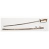 Image 9 : Lot of 2 Japanese military swords and scabbards;  first is approx. 36-1/4” overall, very good to  fi