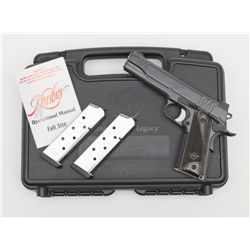 Kimber SIS Custom semi-auto pistol, .45 cal., 5”  barrel, grey finish, stippled front grip strap,  n