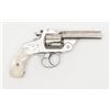 Image 1 : Marlin top break DA revolver, period engraved, .38  cal., 3-1/4” barrel, nickel finish, iridescent