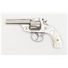 Image 2 : Marlin top break DA revolver, period engraved, .38  cal., 3-1/4” barrel, nickel finish, iridescent