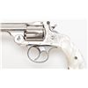 Image 5 : Marlin top break DA revolver, period engraved, .38  cal., 3-1/4” barrel, nickel finish, iridescent