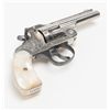 Image 7 : Marlin top break DA revolver, period engraved, .38  cal., 3-1/4” barrel, nickel finish, iridescent
