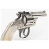 Image 8 : Marlin top break DA revolver, period engraved, .38  cal., 3-1/4” barrel, nickel finish, iridescent