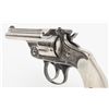 Image 9 : Marlin top break DA revolver, period engraved, .38  cal., 3-1/4” barrel, nickel finish, iridescent